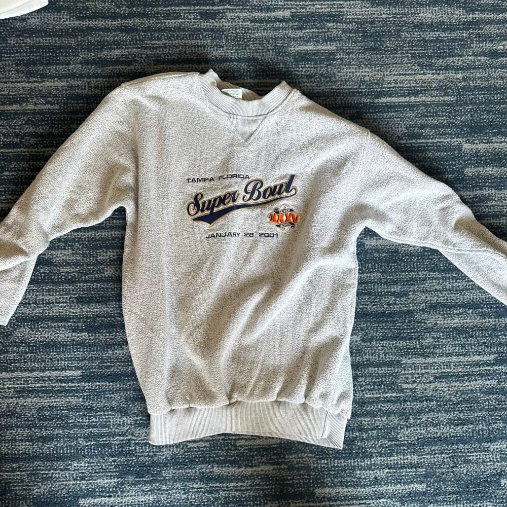 Vintage Super Bowl XXXV Tampa Bay Buccaneers Pullover